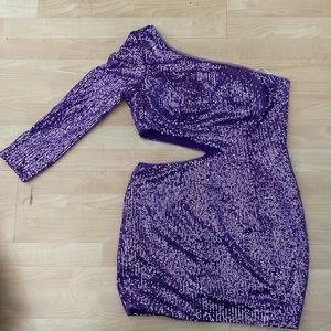 size 16 purple sequin dress
